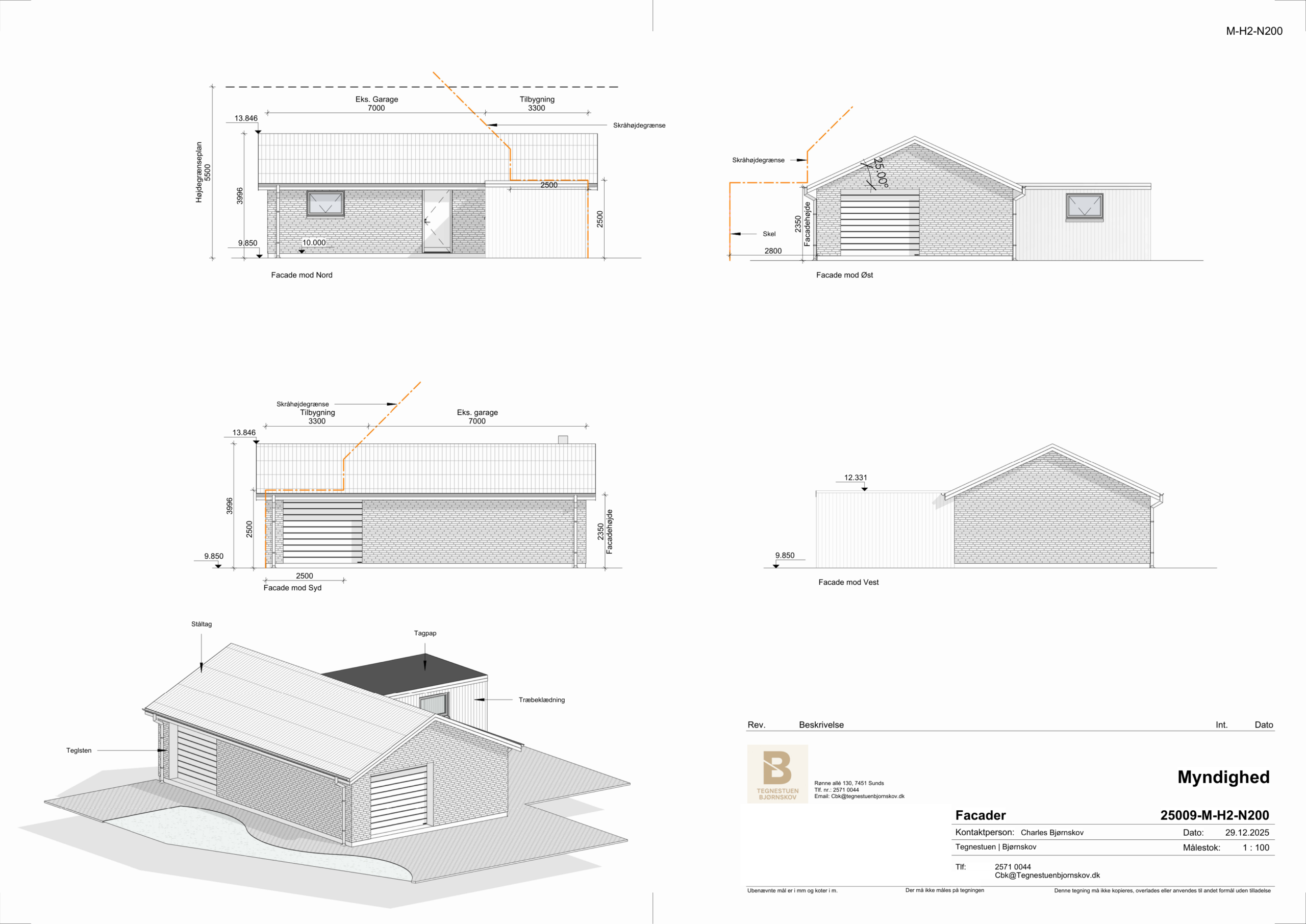 Garage — myndighedstegninger