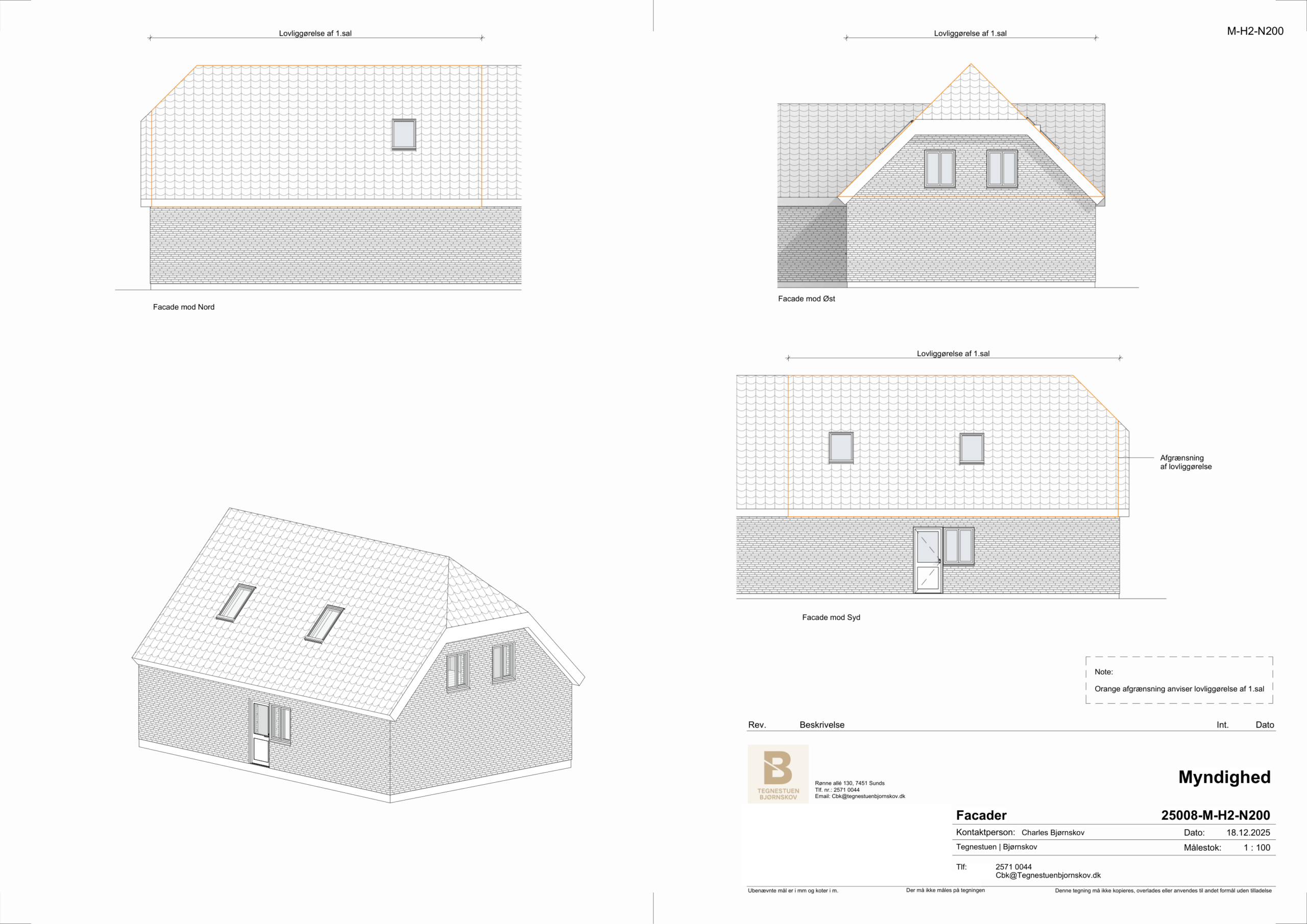 Lovliggørelse af bolig i to plan