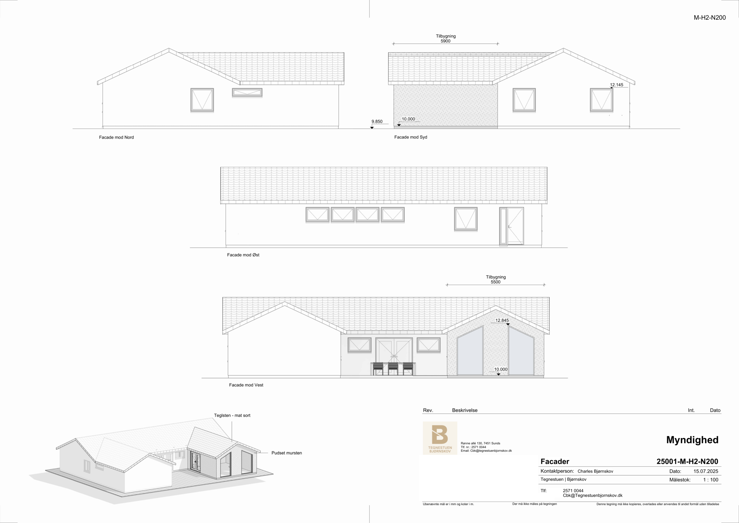 Nybyg bolig — skitseprojekt