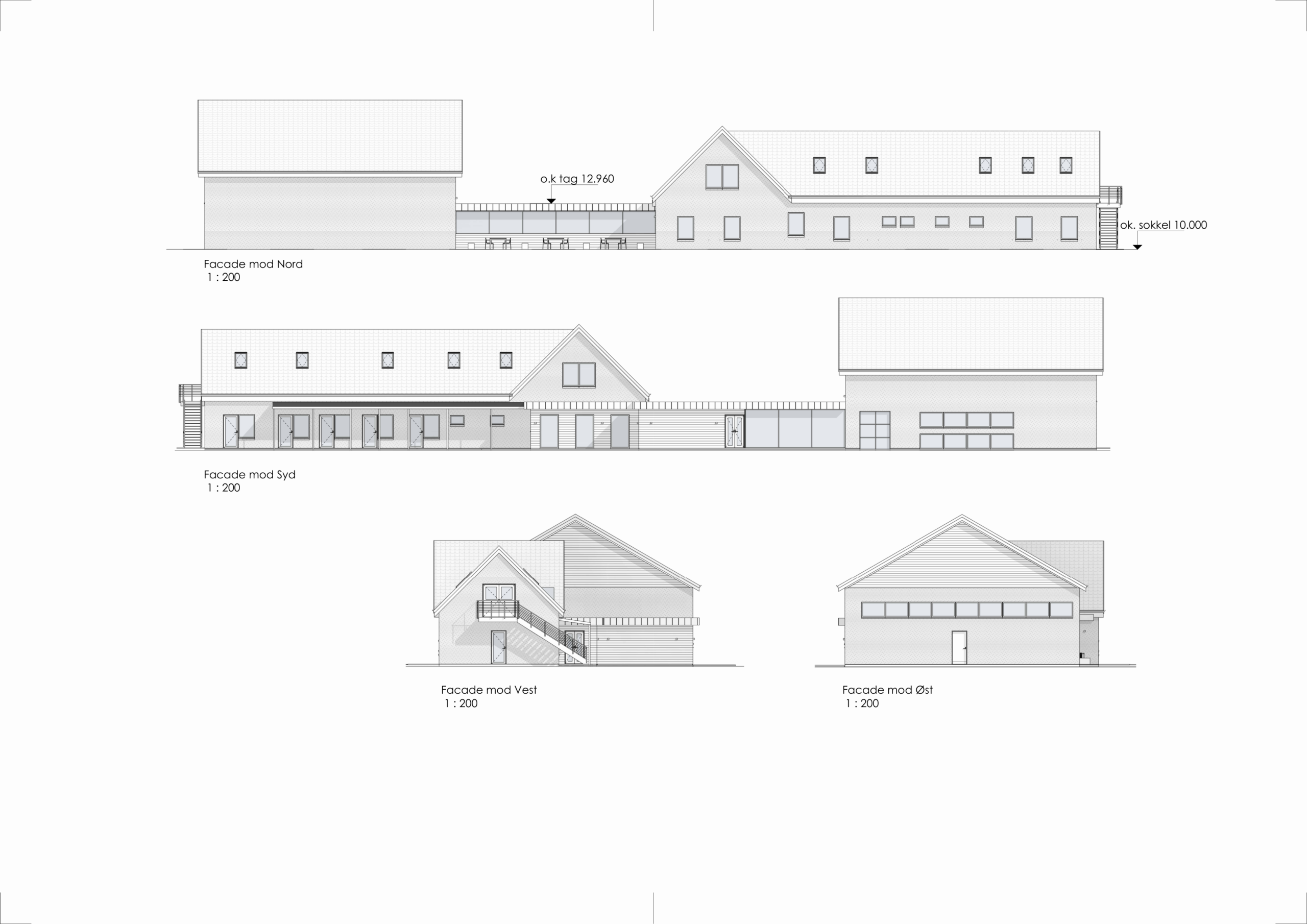 Poolsommerhus i to plan